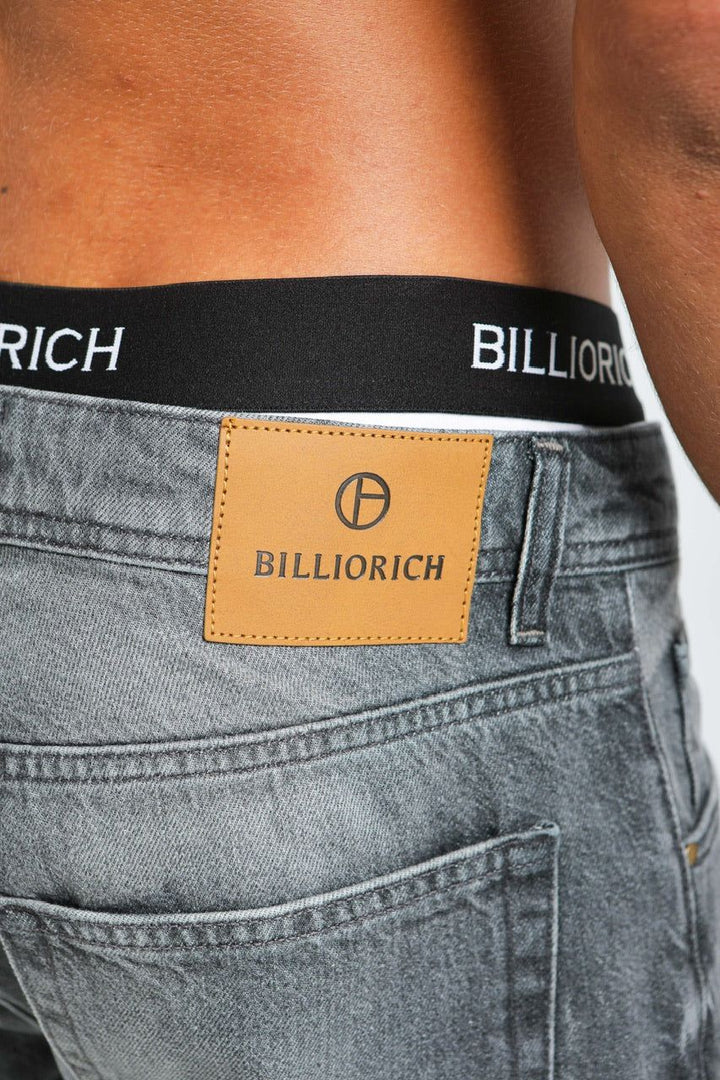 Moudda Billiorich - Short en Jean Homme - Coupe Droite - 5