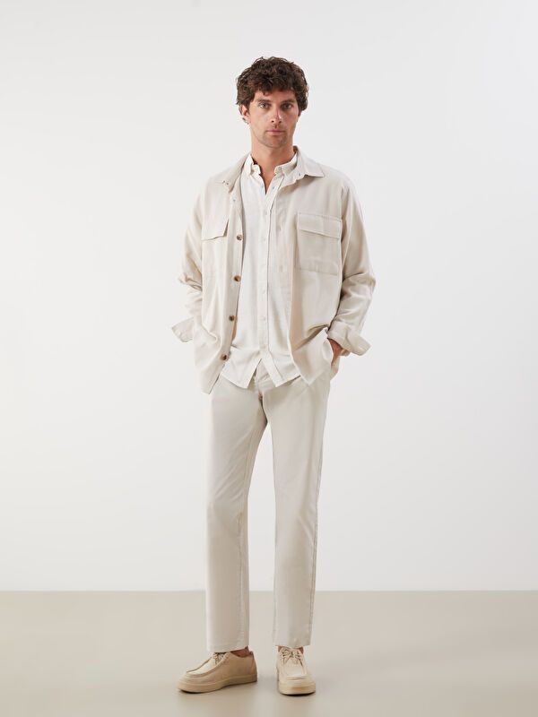 Moudda LC Waikiki - Pantalon chino tissé basique léger pour Hommes - Tunisie 1