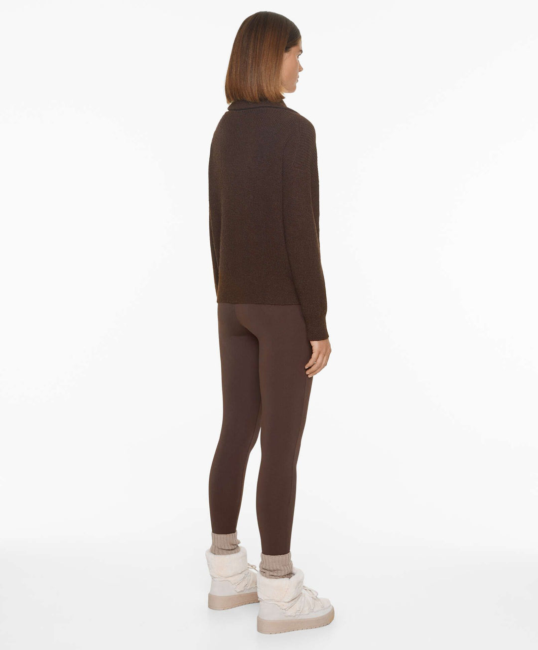 Moudda Oysho - Veste Demi-Cardigan Manches Longues - Tunisie 5