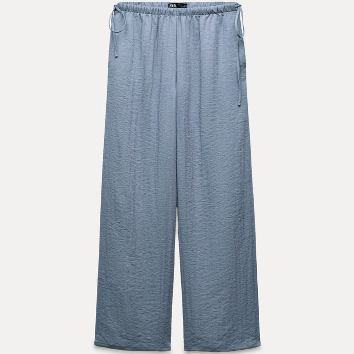 Moudda ZARA - Pantalon palazzo lin taille élastique - Tunisie 1