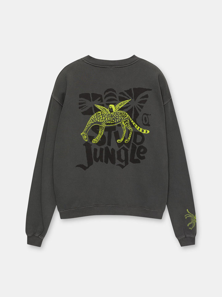 Moudda PULL & BEAR - Sweat à Capuche Lavé Imprimé Jungle - Tunisie 4