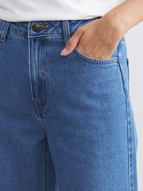 Moudda LC Waikiki - Pantalon tissé en denim Femme Rodéo mid indigo - Tunisie 3