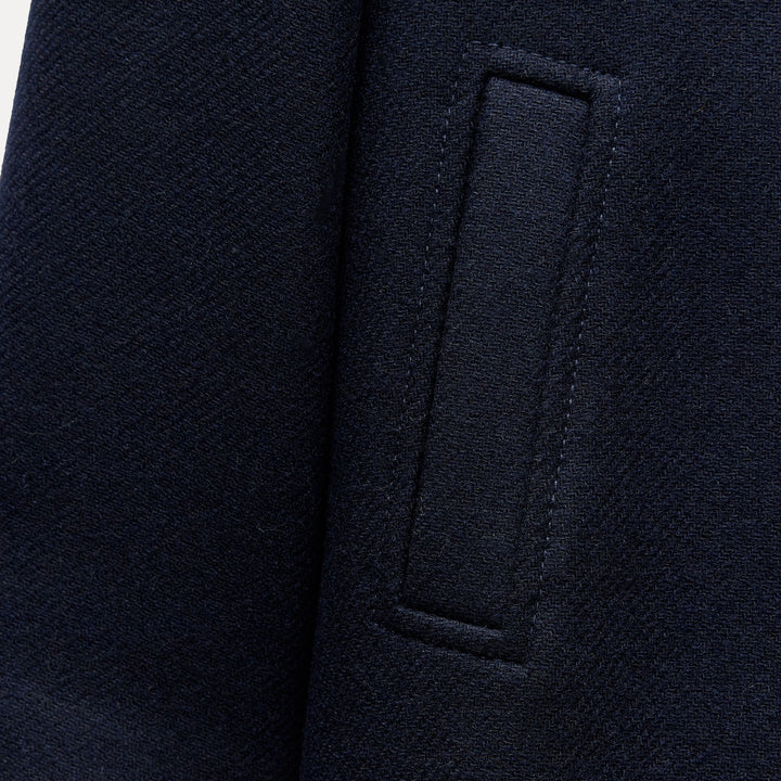 Moudda ZARA - Manteau marine double boutonnage doré - Tunisie 4