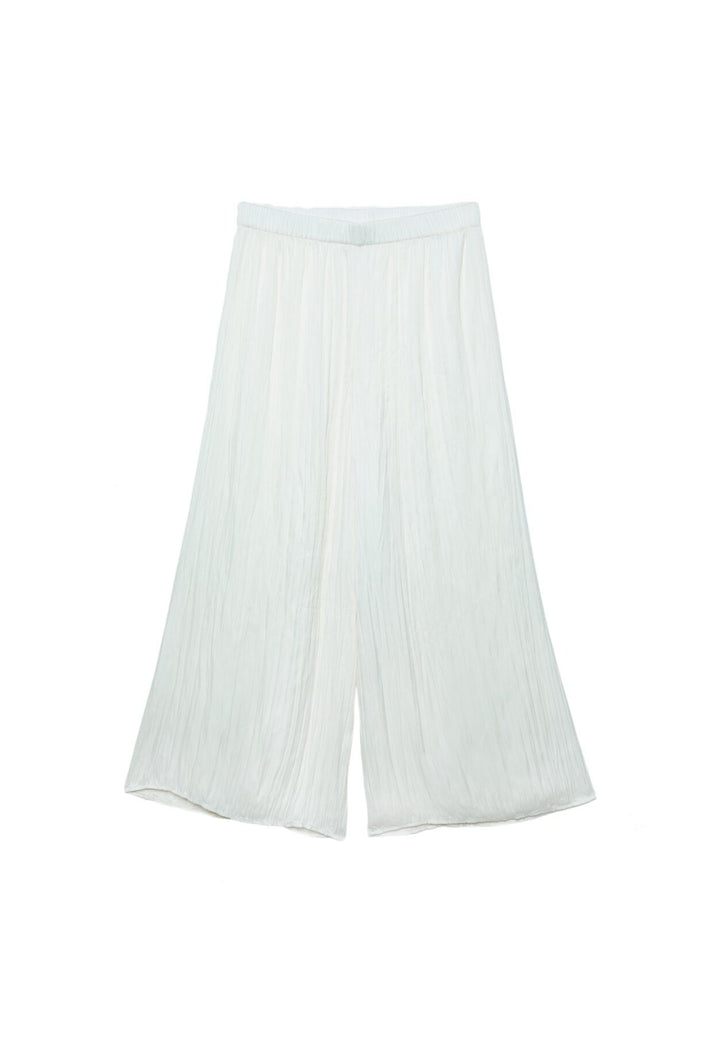 Moudda STRADIVARIUS - Pantalon Culotte en Satin Écru - Tunisie 1