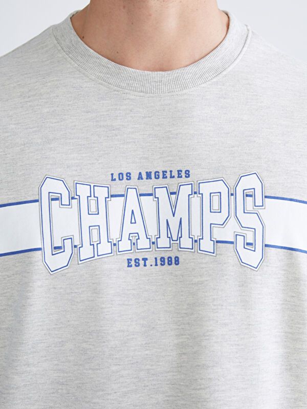 Moudda LC Waikiki - Sweatshirt en jersey Homme Blanche-neige mélan - Tunisie 3