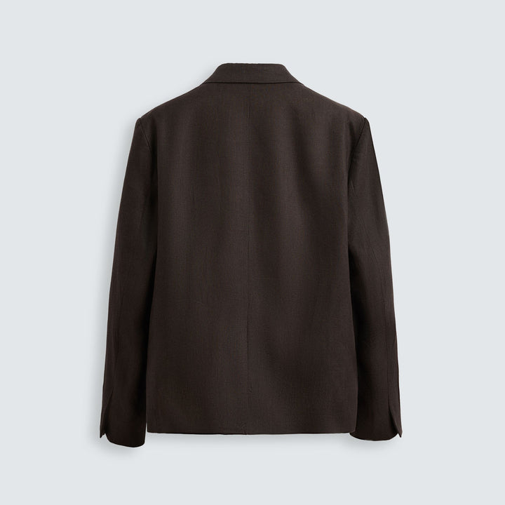 Moudda ZARA - Blazer - 100% Lin & Marron Chocolat - Tunisie 2