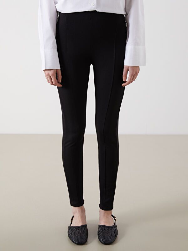 Moudda LC Waikiki - T-shirt en jersey stretch Femme Noir - Tunisie 2