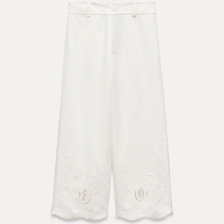 Moudda ZARA - Pantalon Jupe-Culotte Brodé - Tunisie 1