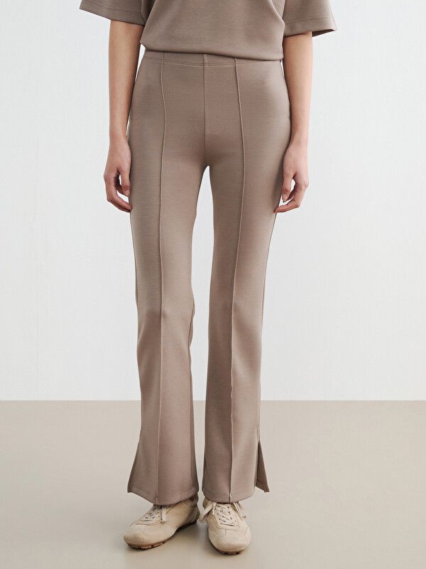 Moudda LC Waikiki - Pantalon en jersey pour Femme couleur Marron clair - Tunisie 2
