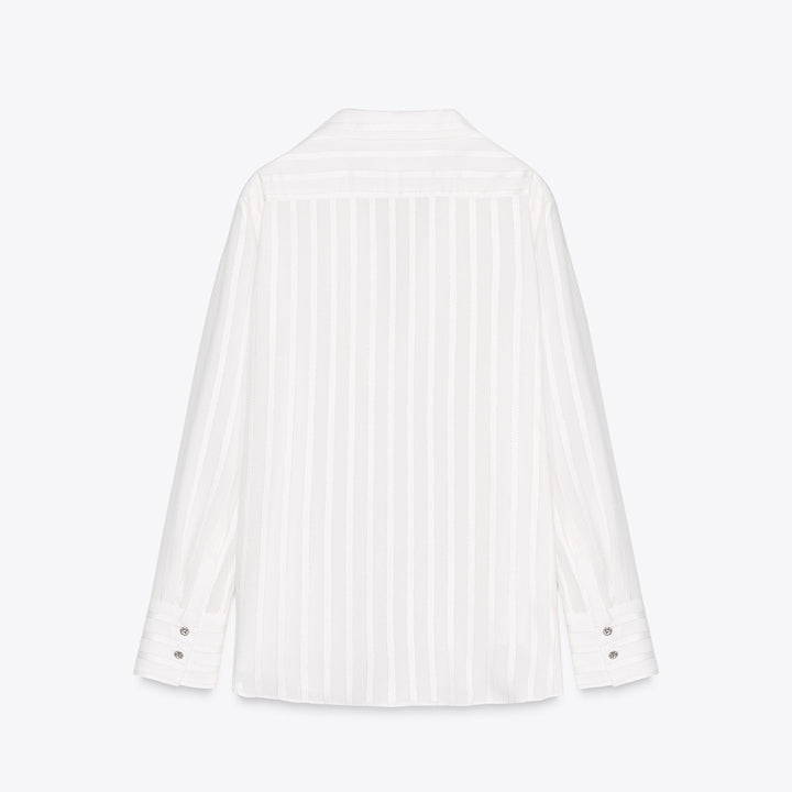 Moudda ZARA - Chemise - Rayure Lurex & Bouton Fantaisie (Ramadan) - Tunisie 2