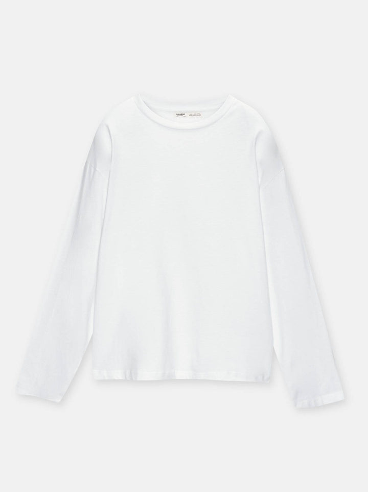 Moudda PULL & BEAR - T-Shirt Basique Oversize - Manches Longues - Tunisie 3