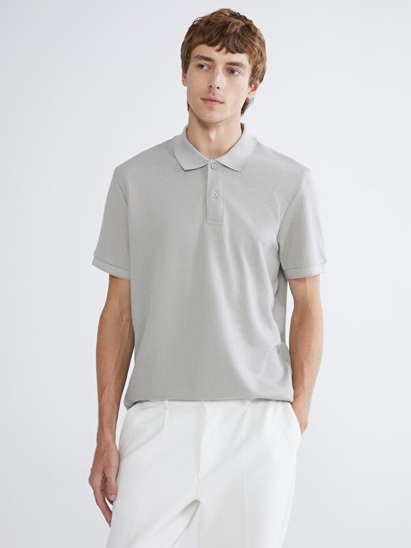 Moudda LC Waikiki - T-shirt manches courtes en jersey pour Homme couleur  Gris - Tunisie 1