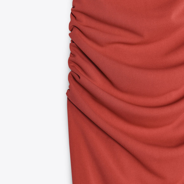 Moudda ZARA - Robe Midi Maille Halter - Dos Croisé & Riz Latéral - Tunisie 3