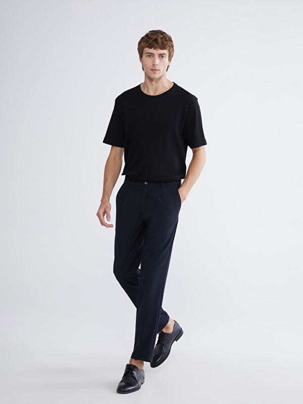 Moudda LC Waikiki - T-shirt manches courtes en jersey pour Homme couleur Noir - Tunisie 2