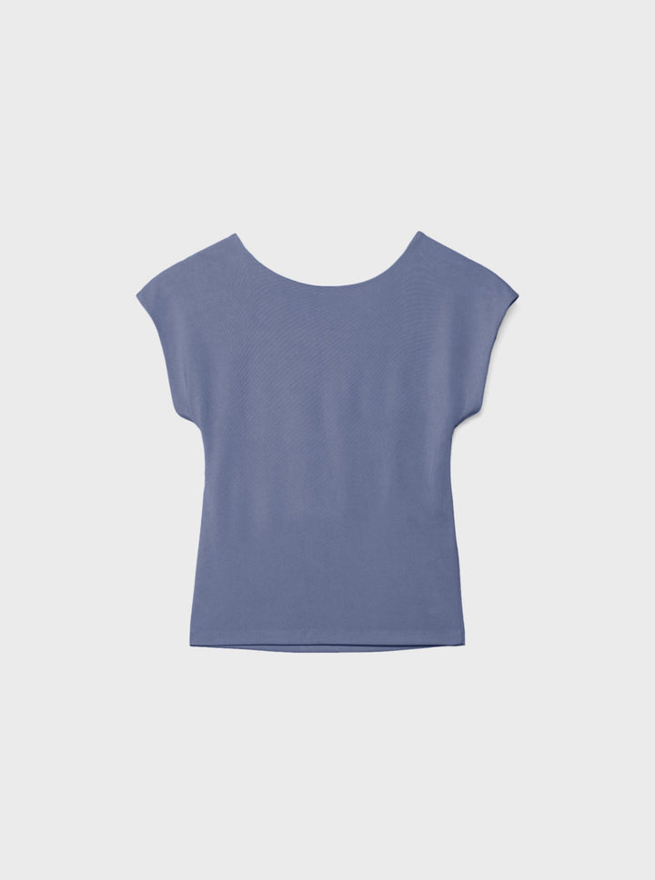 Moudda STRADIVARIUS - T-Shirt Crop Mini Manches Dos Nu - Tunisie 1