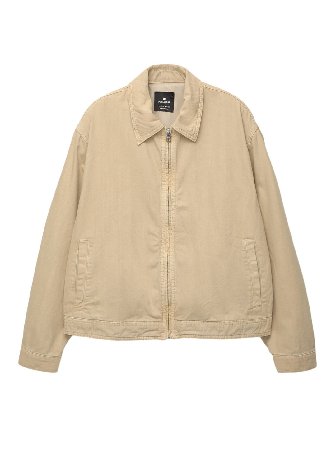 Moudda PULL & BEAR - Veste - New Harrington Coton Lavé - Tunisie 1