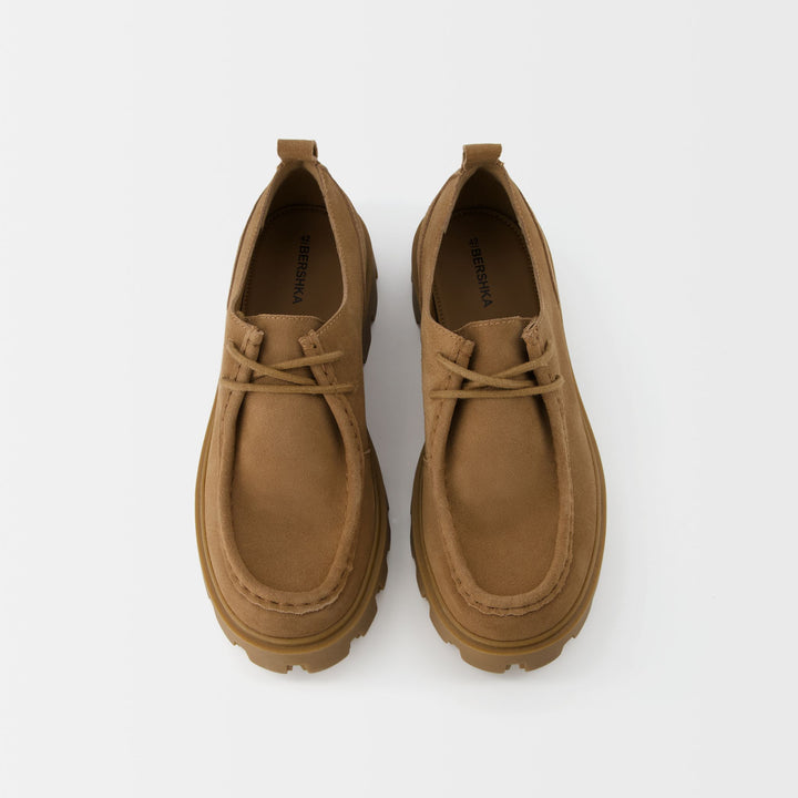 Moudda BERSHKA - Chaussures à lacets en suède - Tunisie 1