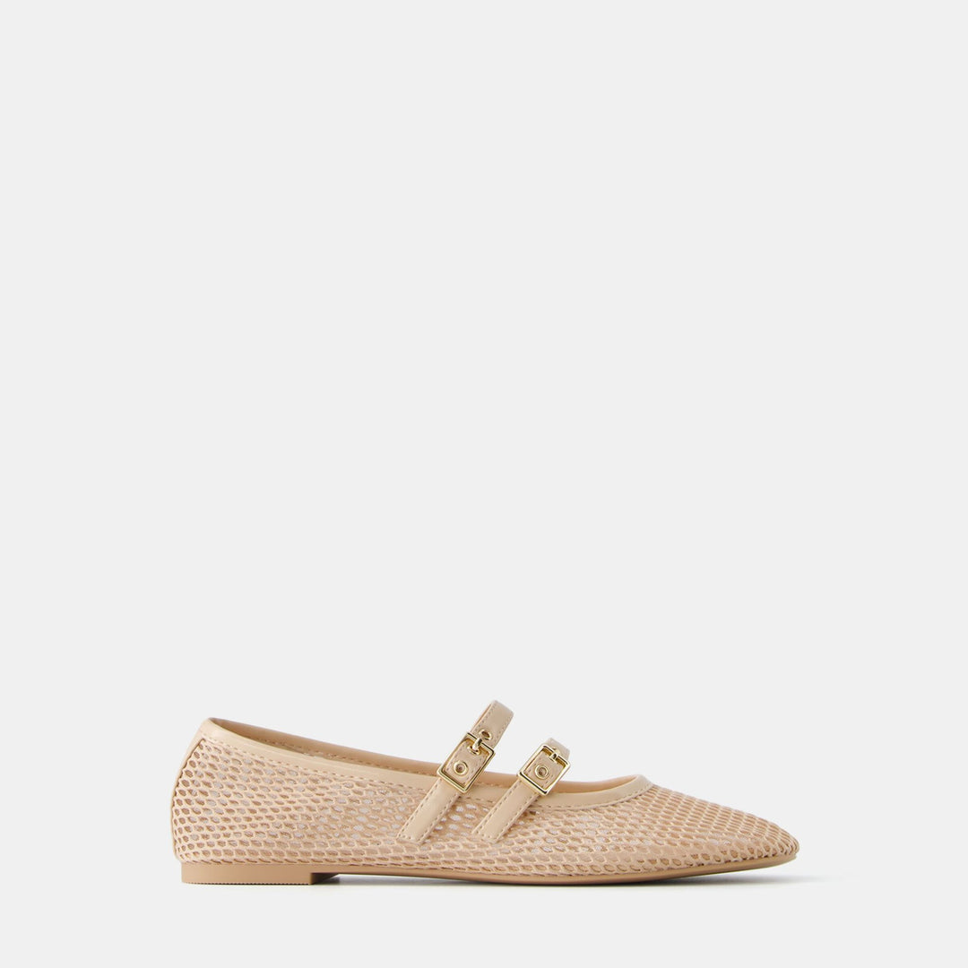 Moudda BERSHKA - Ballerines résille beige - Tunisie 1