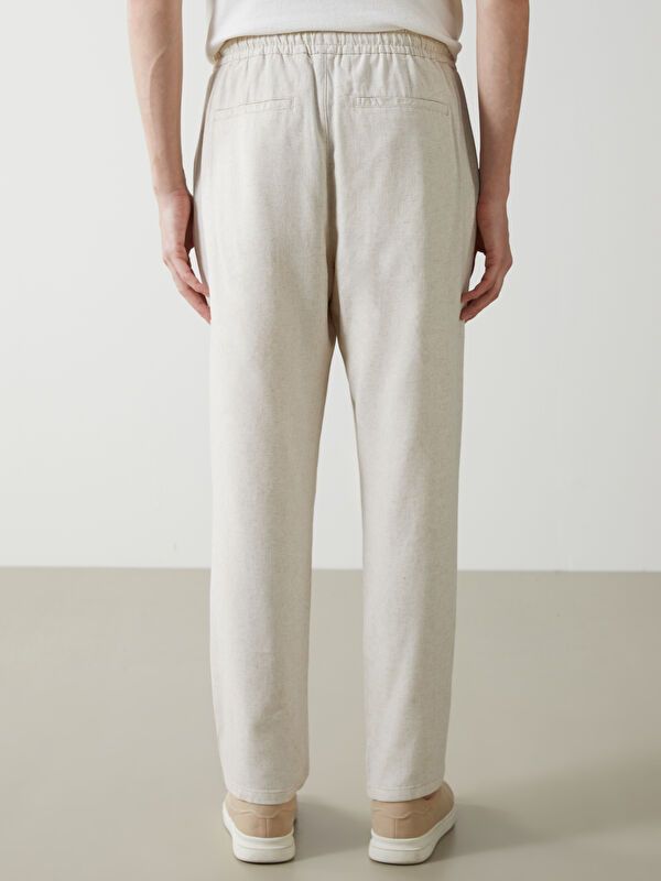 Moudda LC Waikiki - Pantalon tissé moyen Homme Beige - Tunisie 4