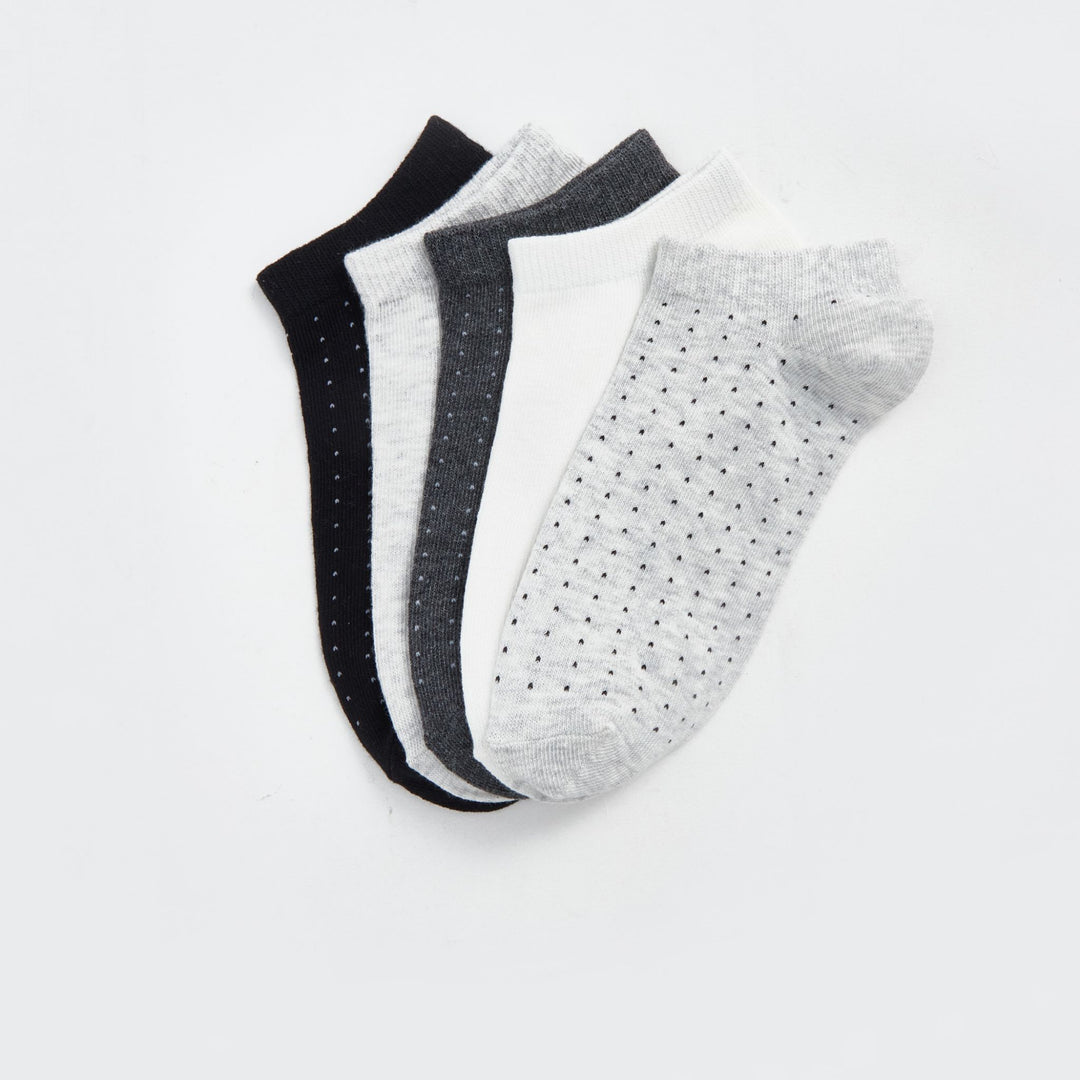 Moudda LC Waikiki - Chaussettes pour sneakers Femme Mélange de gris - Tunisie 2