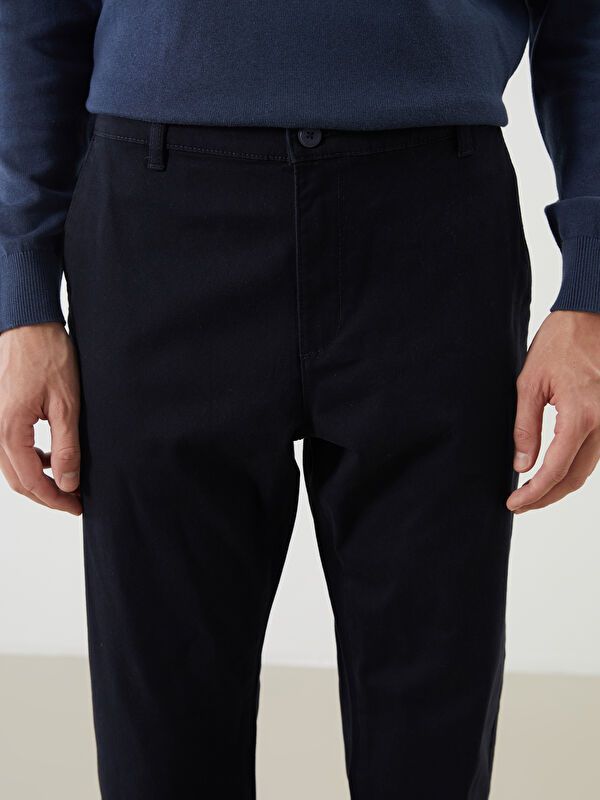 Moudda LC Waikiki - Pantalon chino tissé moyen Homme Marine - Tunisie 3