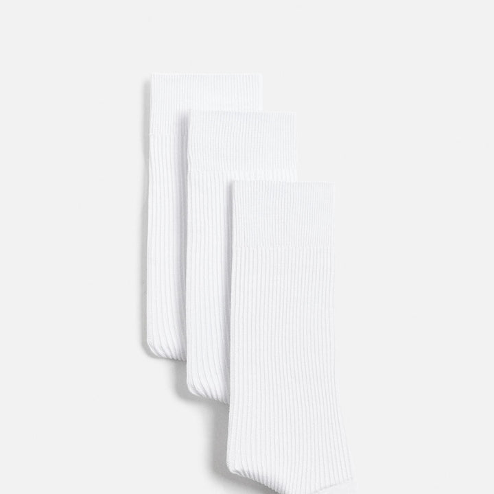 Moudda ZARA - Chaussettes Légères (Blanc) Pack 3 - Tunisie 1