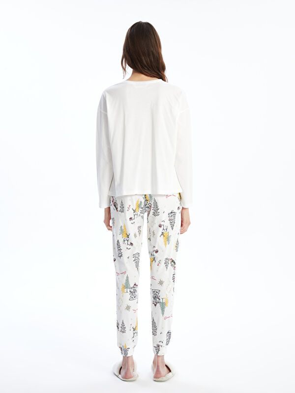 Moudda LC Waikiki - Pyjama en jersey à manches longues pour Femmes - Tunisie 4