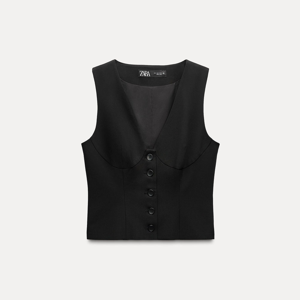Moudda ZARA - Ensemble gilet boutonné à motifs - Tunisie 2