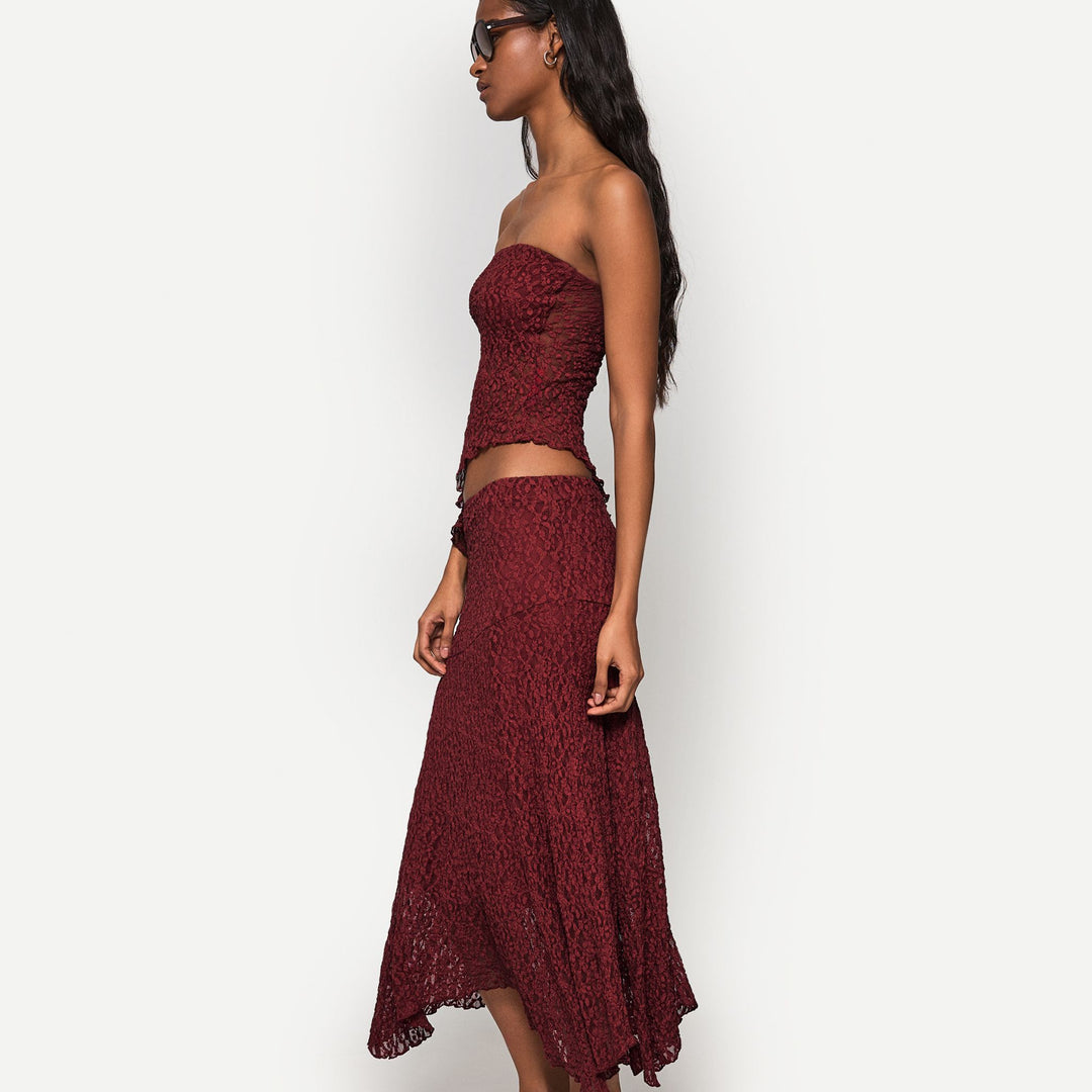 Moudda BERSHKA - Jupe Midi - Dentelle - Tunisie 1
