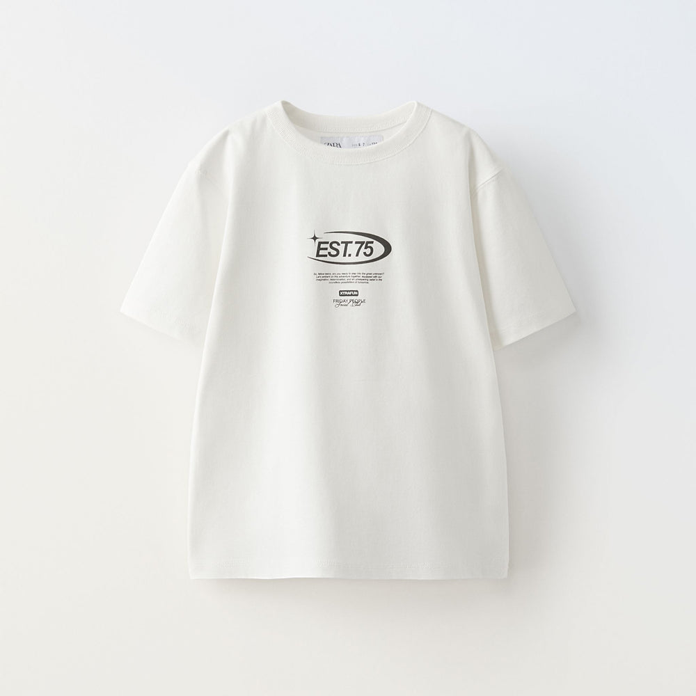 Moudda ZARA - T-shirt graphique à fond blanc - Tunisie 2