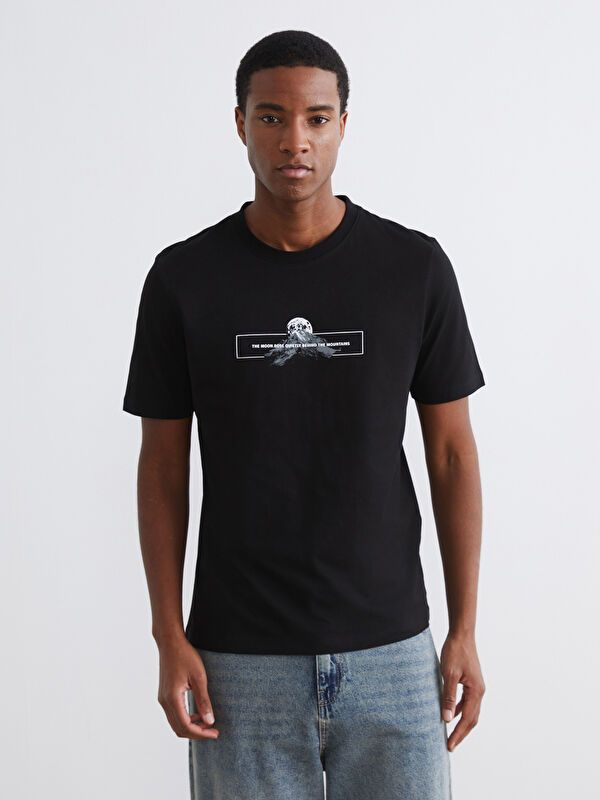 Moudda LC Waikiki - T-shirt imprimé manches courtes en jersey pour Homme - Tunisie 1