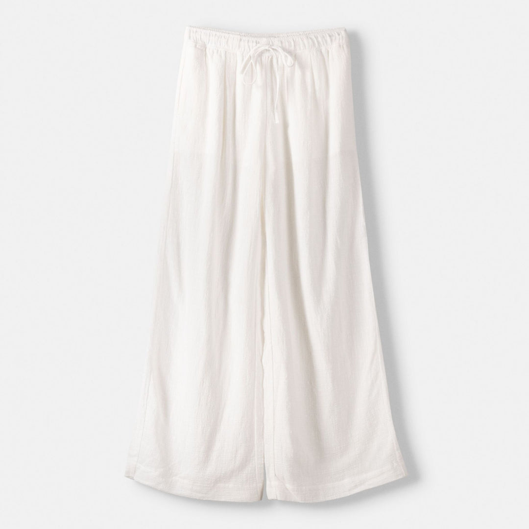 Moudda BERSHKA - Pantalon Large en Gaze Rustique - Tunisie 1