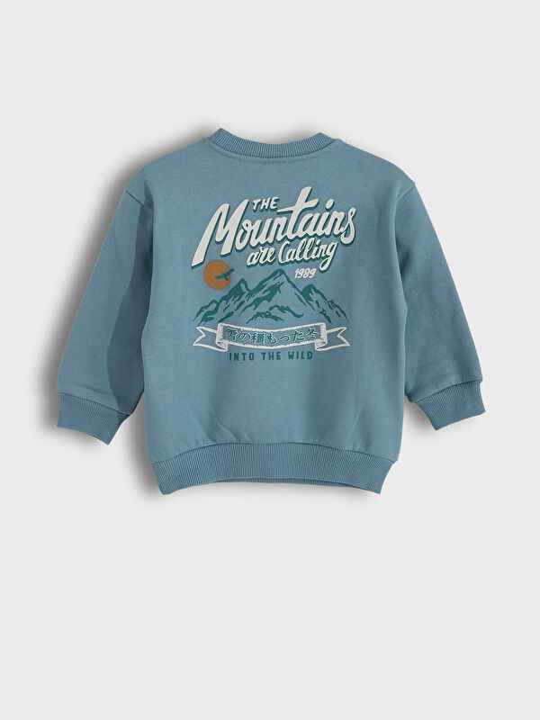Moudda LC Waikiki - Sweatshirt en jersey Garçon Bleu terne - Tunisie 2