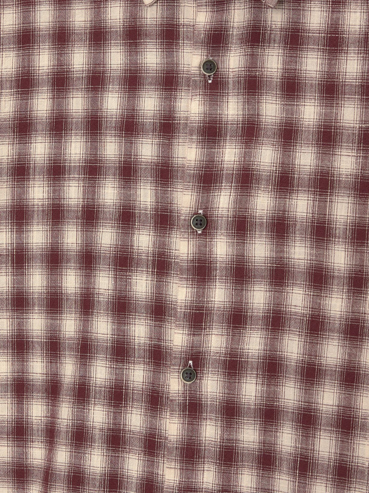 Moudda PULL & BEAR - Chemise Manches Longues Rustic Mini Check - Tunisie 2