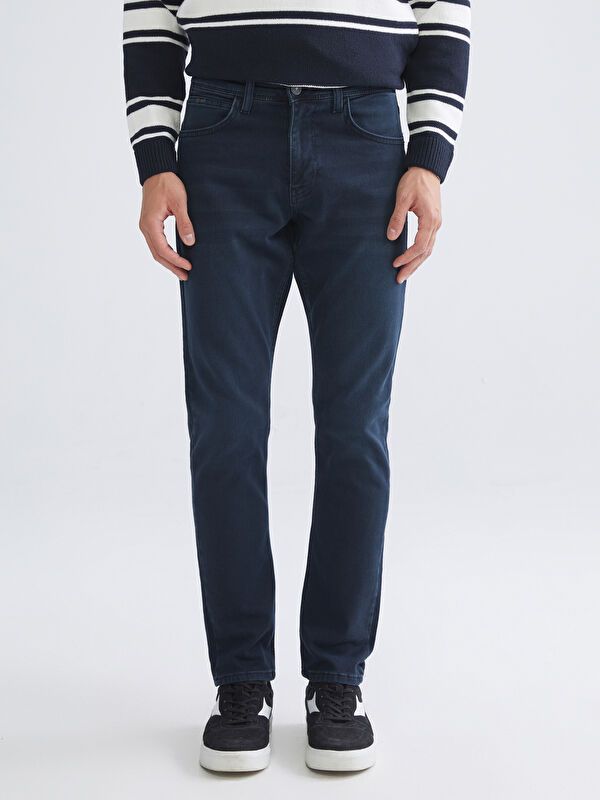 Moudda LC Waikiki - Pantalon jean tissé basique Homme Rodéo noir - Tunisie 2