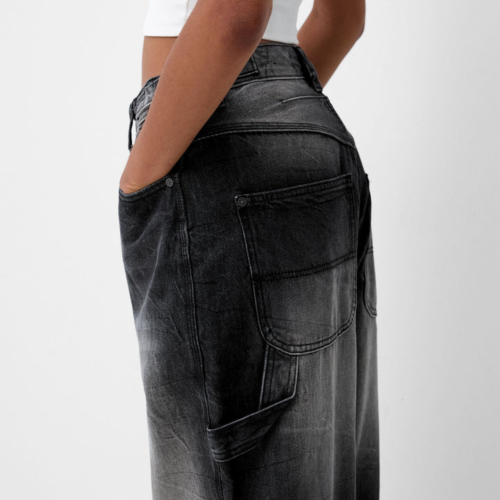 Moudda BERSHKA - Jean Denim Wide Ballon - Carpenter - Tunisie 2