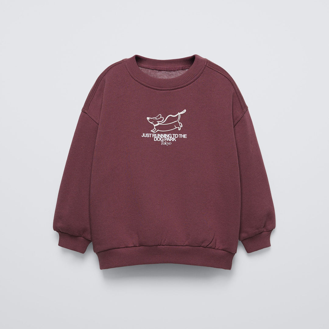 Moudda ZARA - Sweat enfant imprimé chien saucisse - Tunisie 1