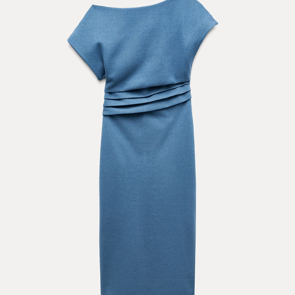 Moudda ZARA - Robe mi-longue asymétrique laine - Tunisie 2