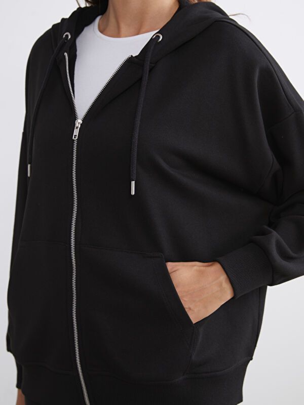 Moudda LC Waikiki - Cardigan en jersey Femme Noir - Tunisie 3