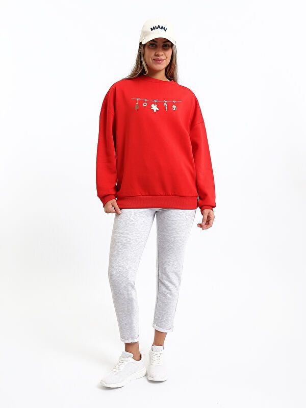 Moudda LC Waikiki - Sweat-shirt en jersey imprimé pour Femmes - Tunisie 2