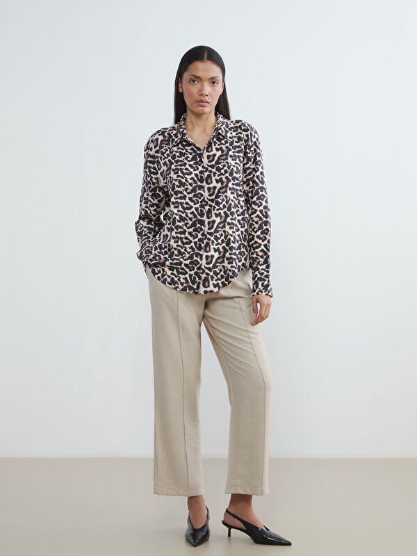 Moudda LC Waikiki - Chemise imprimée manches longues en tissu pour Femme - Tunisie 2