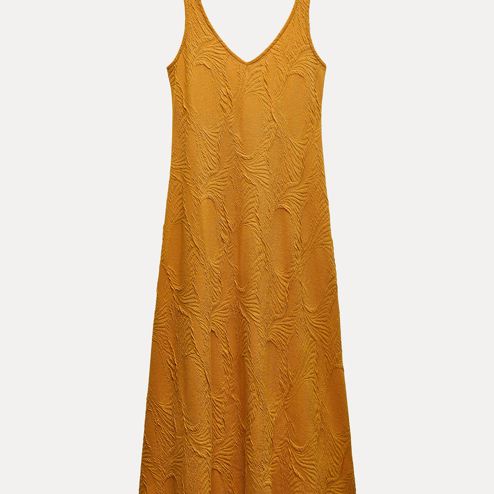 Moudda ZARA - Robe jacquard fluide, encolure ronde - Tunisie 2