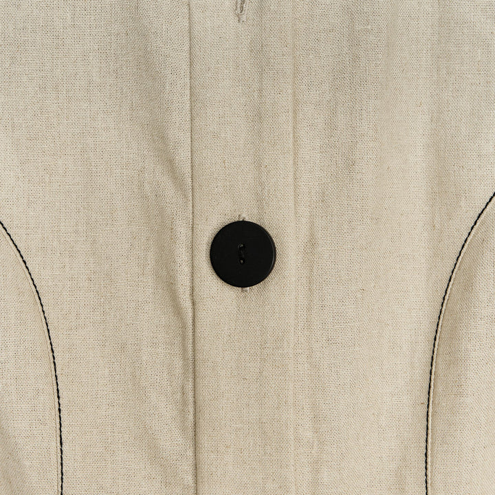 Moudda ZARA - Robe Mini - Lin/Viscose & Grands Boutons - Tunisie 3