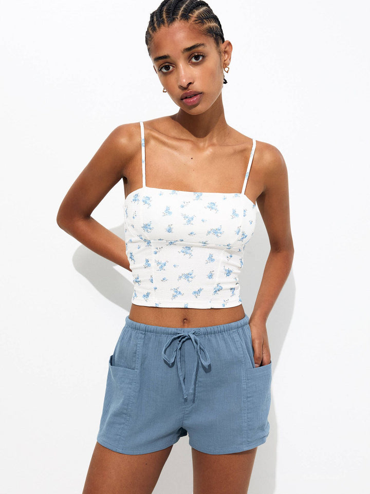 Moudda PULL & BEAR - Bermuda Basique Bambula Coton - Tunisie 5