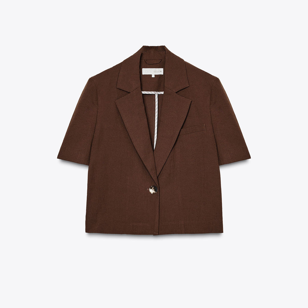 Moudda ZARA - Ensemble Blazer Cropped - Manches Courtes - Tunisie 1