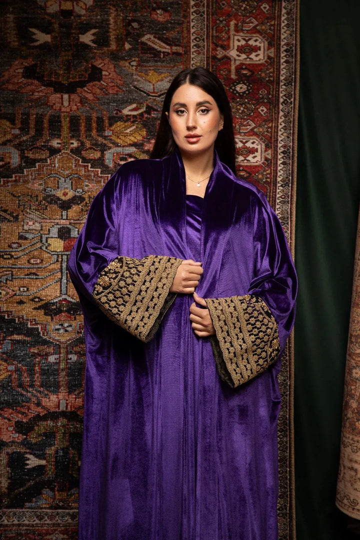 Moudda Tresors De Mimi - Kimono Nouran Mauve - Tunisie 1