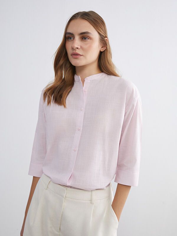 Moudda LC Waikiki - Chemise manches longues en tissu pour Femme - Tunisie 1