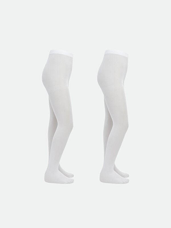 Moudda LC Waikiki - Collants fins pour Fille couleur Blanc brillant - Tunisie 1