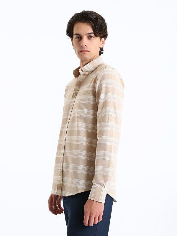 Moudda LC Waikiki - Chemise manches longues en tissu pour Homme - Tunisie 4