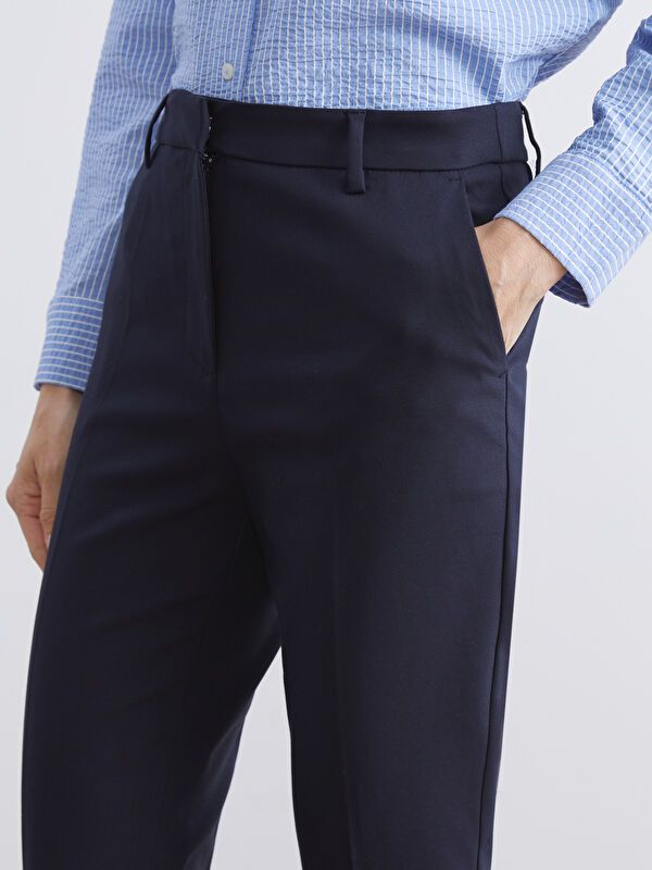 Moudda LC Waikiki - Pantalon tissé moyen Femme Marine - Tunisie 3